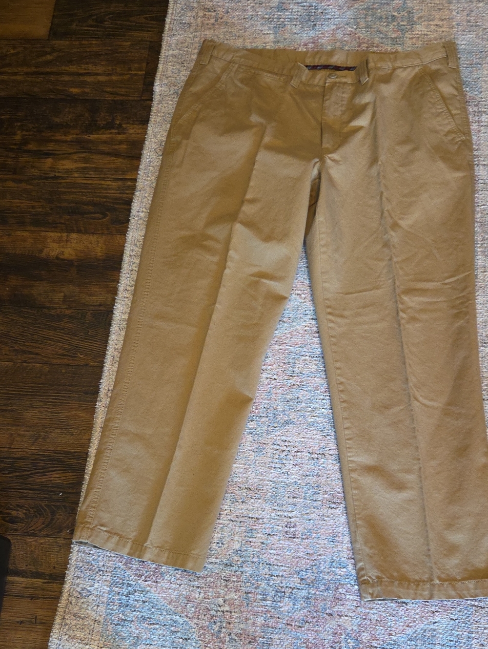 George Men's Khaki Straight-Leg Chinos — Tan